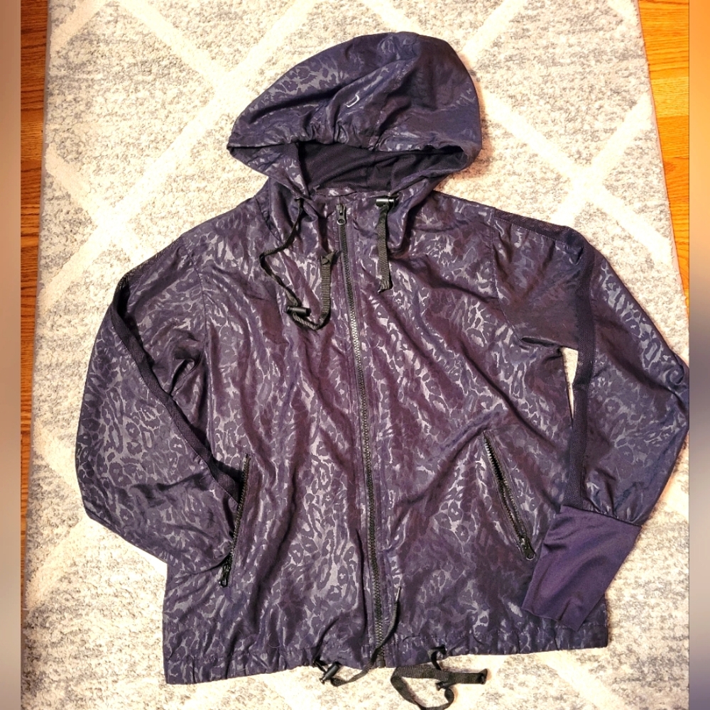 Zyia, Black Bomber Jacket, Size Medium